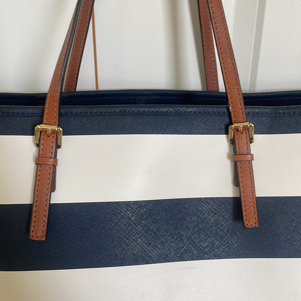 Michael Kors large stripe tote bag - Picture 4 of 7